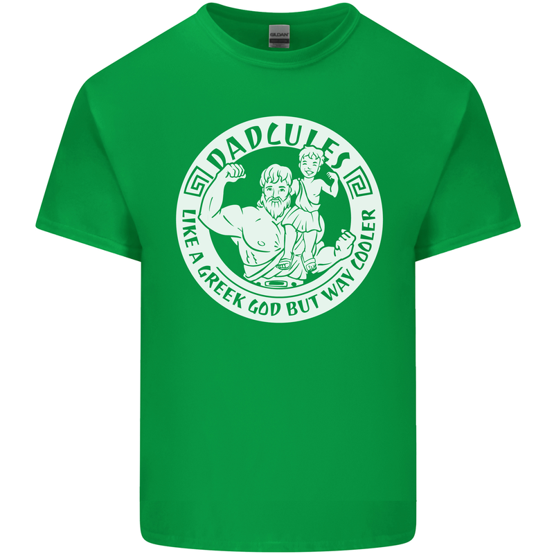 Dadcules Funny Fathers Day Gym Bodybuiding Mens Cotton T-Shirt Tee Top Irish Green