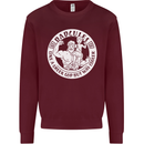 Dadcules Funny Fathers Day Gym Bodybuiding Mens Sweatshirt Jumper Maroon