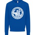 Dadcules Funny Fathers Day Gym Bodybuiding Mens Sweatshirt Jumper Royal Blue