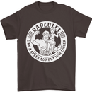 Dadcules Funny Fathers Day Gym Bodybuiding Mens T-Shirt Cotton Gildan Dark Chocolate