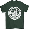 Dadcules Funny Fathers Day Gym Bodybuiding Mens T-Shirt Cotton Gildan Forest Green