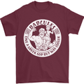 Dadcules Funny Fathers Day Gym Bodybuiding Mens T-Shirt Cotton Gildan Maroon