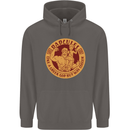 Dadcules Funny Fathers Day Gym Bodybuilding Mens 80% Cotton Hoodie Charcoal