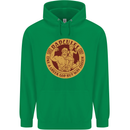 Dadcules Funny Fathers Day Gym Bodybuilding Mens 80% Cotton Hoodie Irish Green