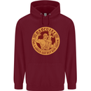 Dadcules Funny Fathers Day Gym Bodybuilding Mens 80% Cotton Hoodie Maroon