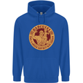 Dadcules Funny Fathers Day Gym Bodybuilding Mens 80% Cotton Hoodie Royal Blue