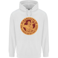 Dadcules Funny Fathers Day Gym Bodybuilding Mens 80% Cotton Hoodie White