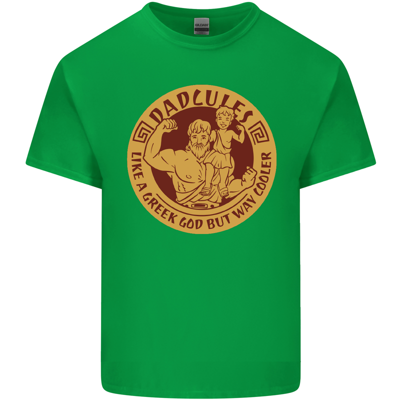 Dadcules Funny Fathers Day Gym Bodybuilding Mens Cotton T-Shirt Tee Top Irish Green