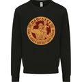 Dadcules Funny Fathers Day Gym Bodybuilding Mens Sweatshirt Jumper Black
