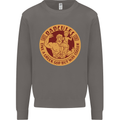 Dadcules Funny Fathers Day Gym Bodybuilding Mens Sweatshirt Jumper Charcoal