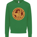 Dadcules Funny Fathers Day Gym Bodybuilding Mens Sweatshirt Jumper Irish Green