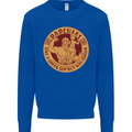 Dadcules Funny Fathers Day Gym Bodybuilding Mens Sweatshirt Jumper Royal Blue