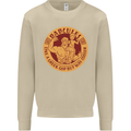 Dadcules Funny Fathers Day Gym Bodybuilding Mens Sweatshirt Jumper Sand