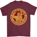 Dadcules Funny Fathers Day Gym Bodybuilding Mens T-Shirt Cotton Gildan Maroon