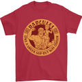 Dadcules Funny Fathers Day Gym Bodybuilding Mens T-Shirt Cotton Gildan Red