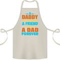 Daddy A Dad Forever Fathers Day Funny Cotton Apron 100% Organic Natural