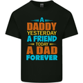 Daddy A Dad Forever Fathers Day Funny Mens Cotton T-Shirt Tee Top Black