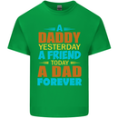 Daddy A Dad Forever Fathers Day Funny Mens Cotton T-Shirt Tee Top Irish Green