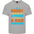 Daddy A Dad Forever Fathers Day Funny Mens Cotton T-Shirt Tee Top Sports Grey