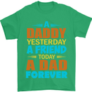 Daddy A Dad Forever Fathers Day Funny Mens T-Shirt Cotton Gildan Irish Green