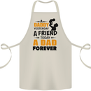 Daddy A Dad Forever Funny Fathers Day Cotton Apron 100% Organic Natural