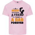 Daddy A Dad Forever Funny Fathers Day Mens Cotton T-Shirt Tee Top Light Pink