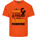 Daddy A Dad Forever Funny Fathers Day Mens Cotton T-Shirt Tee Top Orange