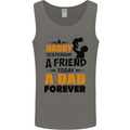 Daddy A Dad Forever Funny Fathers Day Mens Vest Tank Top Charcoal