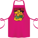 Daddy Dog Fathers Day Cotton Apron 100% Organic Pink