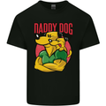 Daddy Dog Fathers Day Mens Cotton T-Shirt Tee Top Black