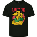 Daddy Dog Fathers Day Mens Cotton T-Shirt Tee Top Black