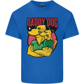 Daddy Dog Fathers Day Mens Cotton T-Shirt Tee Top Royal Blue