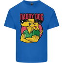 Daddy Dog Fathers Day Mens Cotton T-Shirt Tee Top Royal Blue