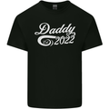 Daddy Est. 2022 Funny Father's Day Mens Cotton T-Shirt Tee Top Black