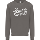 Daddy Est. 2022 Funny Father's Day Mens Sweatshirt Jumper Charcoal