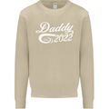 Daddy Est. 2022 Funny Father's Day Mens Sweatshirt Jumper Sand
