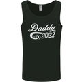 Daddy Est. 2022 Funny Father's Day Mens Vest Tank Top Black