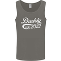 Daddy Est. 2022 Funny Father's Day Mens Vest Tank Top Charcoal