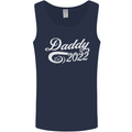 Daddy Est. 2022 Funny Father's Day Mens Vest Tank Top Navy Blue