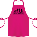 Daddy Evolution Fathers Day Cotton Apron 100% Organic Pink