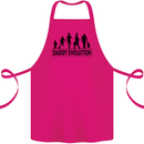 Daddy Evolution Fathers Day Cotton Apron 100% Organic Pink