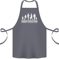Daddy Evolution Fathers Day Cotton Apron 100% Organic Steel