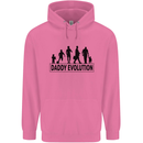 Daddy Evolution Fathers Day Mens 80% Cotton Hoodie Azelea