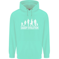 Daddy Evolution Fathers Day Mens 80% Cotton Hoodie Peppermint
