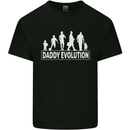 Daddy Evolution Fathers Day Mens Cotton T-Shirt Tee Top Black