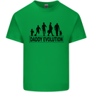 Daddy Evolution Fathers Day Mens Cotton T-Shirt Tee Top Irish Green