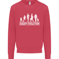 Daddy Evolution Fathers Day Mens Sweatshirt Jumper Heliconia