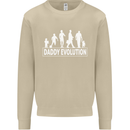 Daddy Evolution Fathers Day Mens Sweatshirt Jumper Sand
