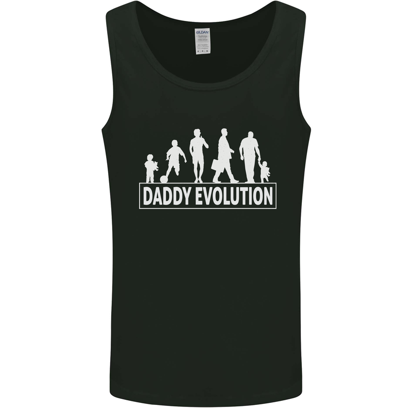 Daddy Evolution Fathers Day Mens Vest Tank Top Black