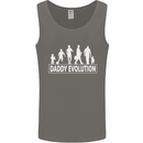 Daddy Evolution Fathers Day Mens Vest Tank Top Charcoal